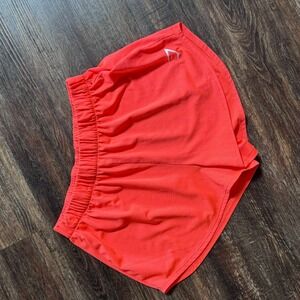 Gymshark Shorts Womens M
Fluorescent Orange Mesh Training Pull On Gym Workout